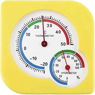 Monte Lua 2'Si 1 Arada İç Mekan Mini Analog Termometre Analog, Oda İklimlendirme Için Oda Termometresi Sıcaklık Nem Ölçer ürün görseli 1
