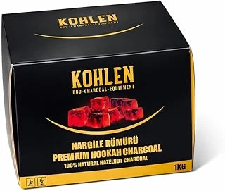 Nargile Kömürü 1Kg – Uzun Yanma, Düşük Kül, Yüksek Performanslı Doğal Kömür ürün görseli 1