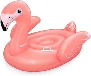 Pink Flamingo Yüzme Havuzu, Çocuklar Için Şişirilebilir Binicilik, Saplı ürün görseli 1