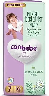 Canbebe Bebek Bezi 7 Beden (17+ Kg) 52 Adet ürün görseli 1