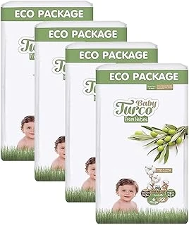 Baby Turco Doğadan 6 Beden X Large 32X4 128 Adet Bebek Bezi ürün görseli 1