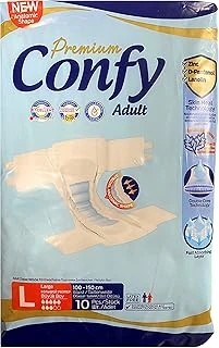 Confy Adult Yetişkin Bezi Large Beden L (1 X 10 Adet) ürün görseli 1