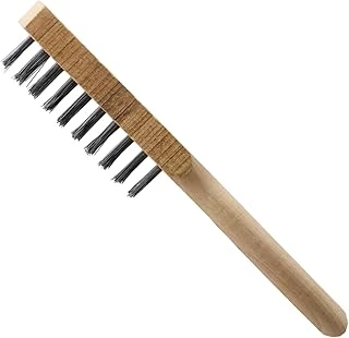Ahşap Saplı Tel Fırça Kir Pas Mangal Barbekü Izgara Çok Amaçlı Temizleme Fırçası No 5 ürün görseli 1