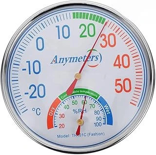 Analog Termometre Isı Nem Ölçer Sauna Sıcaklık Ölçme Derece Gösterge Pilsiz Mekanik Düz 1 Adet ürün görseli 1