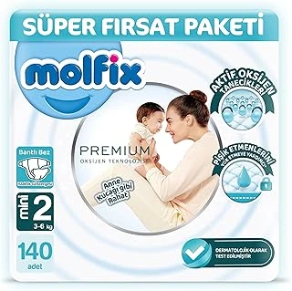 Molfix Süper Fırsat Paketi 2 Beden 140 Adet ürün görseli 1