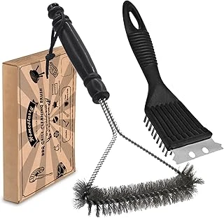 Mangal Temizleyici, 2 Paket Metal Mangal Izgara Temizleme Fırçası Kazıyıcı. Mangal Mutfak Temizliği Için 30,5 Cm 20,3 Cm Çelik Kıllı Mangal Fırçası, Daha Kolay Etkili Temizlik Için ürün görseli 1
