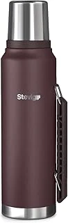 1 Klasik Kulplu Sızdırmaz Çelik Termos 1.2 Lt Dark Plum St-258 ürün görseli 1