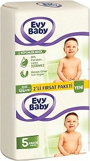 Evy Baby Bezi Junior 2'Li Paket 5 Beden 44 Adet ürün görseli 1