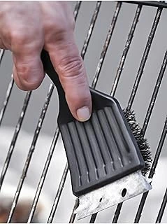 Busstier Paslanmaz Çelik Mangal Temizlik Fırçası Ergonomik Saplı 2’Si 1 Arada Barbekü Izgara Temizleyici Dayanıklı Etkili Tasarım ürün görseli 1