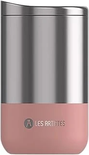 Les Artistes Paris Isı Yalıtımlı Çelik Termos Mug 350Ml Split Pink 3+ Yaş Pembe ürün görseli 1