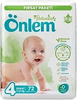 Önlem Botanika Bebek Bezi Fırsat Paketi Maxi 72 Adet ürün görseli 1