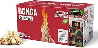 Mangal Barbekü Tutuşturucu 150 Adet 2 Kg - Jel Çıra Alternatifi Doğal Odun Yünü ürün görseli 1