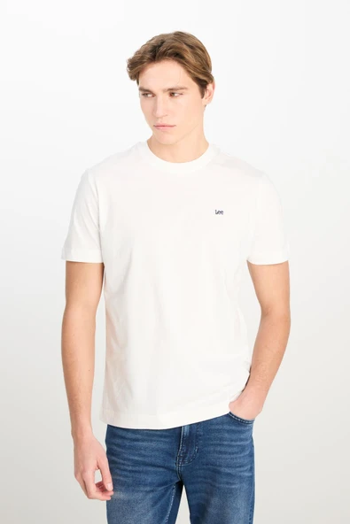 Regular Fit Normal Kesim Bisiklet Yaka Pamuklu T-Shirt Lee ürün görseli 1