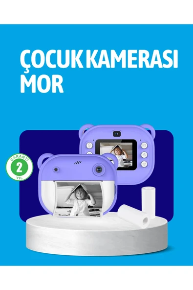 Anında Baskı Özellikli Çocuk Kamerası ürün görseli 1