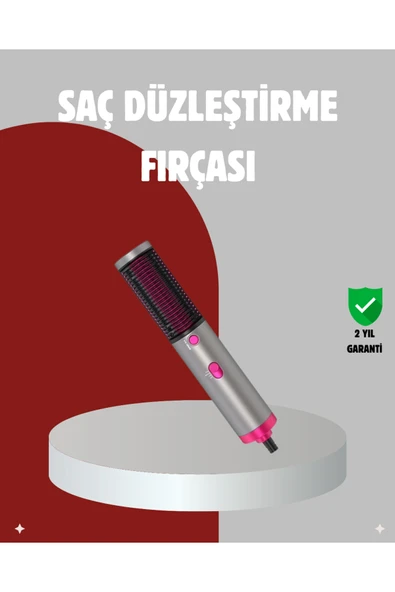 Elektriklenme Önleyici İyonik Saç Şekillendirme Fırçası ürün görseli 1