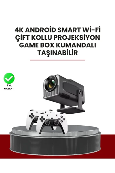 Taşınabilir Full HD Projektör - 1 GB RAM, 8 GB Hafıza ürün görseli 1