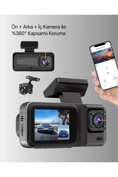 A98 GENİŞ AÇILI ARAÇ KAMERA - Resim 4