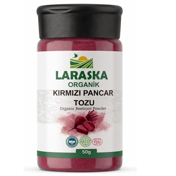 Organik Kırmızı Pancar Tozu 50g Organic Beetroot Powder ürün görseli 1