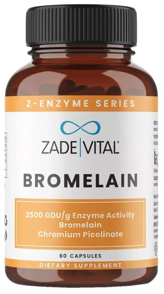 Zade Vital Bromelain 60 Kapsül ürün görseli 1