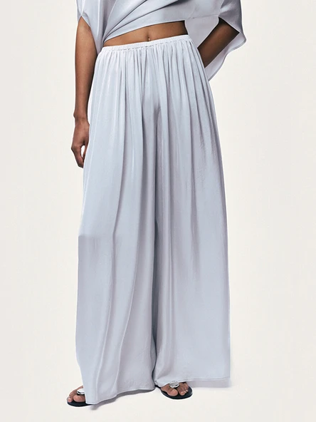 Nocturne Geniş Paça Pantolon N26YN3474 - Resim 4