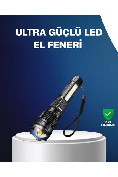 Outdoor Ve Acil Durum İçin Güçlü Led El Feneri ürün görseli 1