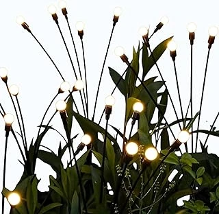 Güneş Enerjili Ateş Böceği Bahçe Aydınlatması, Ip65 Su Geçirmez Dış Mekan Dekoratif Solar Lamba, 2 Modlu (Sabit/Yanıp Sönen), Otomatik Sensörlü Çim, Veranda Peyzaj Işığı ürün görseli 1