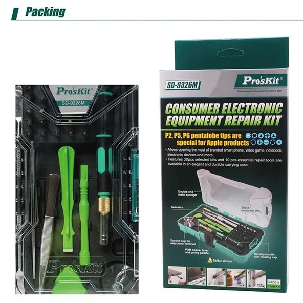 Proskit SD-9326M Cep Telefonu Tamir Seti - Resim 3