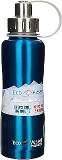Vessel Unisex Termos Üçlü Yalıtımlı Vidalı Başlık Termos 0.75 Lt, Turkuaz ürün görseli 1