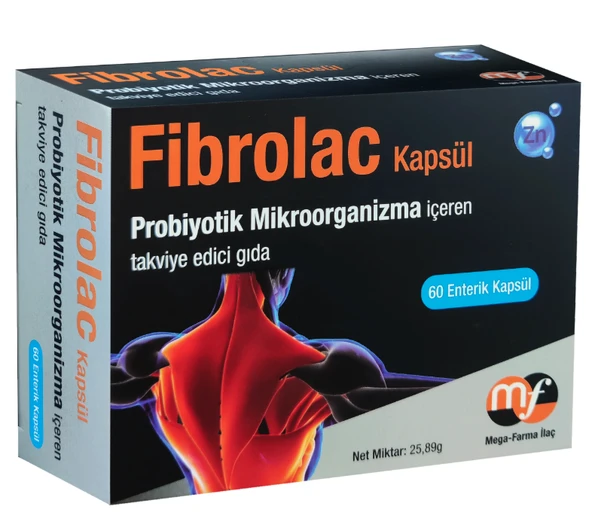 Mega Farma Fibrolac 60 Enterik Kapsül ürün görseli 1
