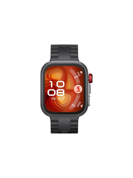 Huawei Watch Fit 4 Pro Siyah Kauçuk Kayış Akıllı Saat ürün görseli 1