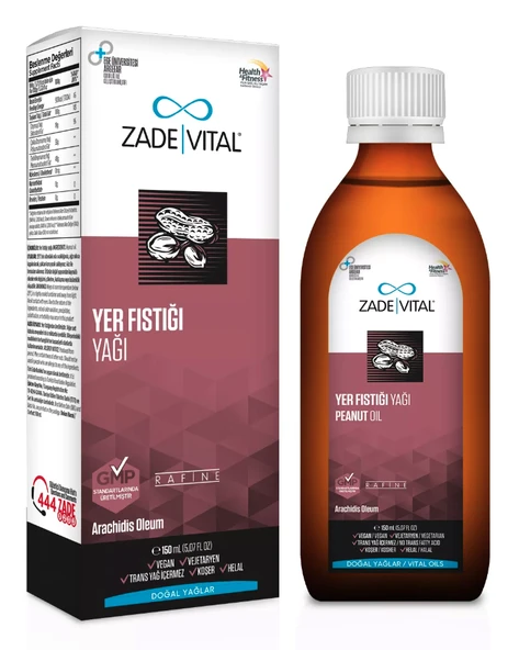 Zade Vital Yer Fıstığı Yağı 150 ml ürün görseli 1