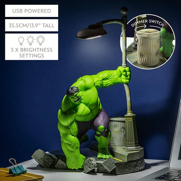 Paladone Marvel - Hulk Diorama Masa Lambası ürün görseli 1