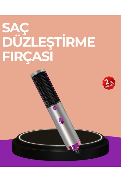 Hacim Veren ve Saç Elektriklenmesini Önleyen Sıcak Hava Fırçası ürün görseli 1