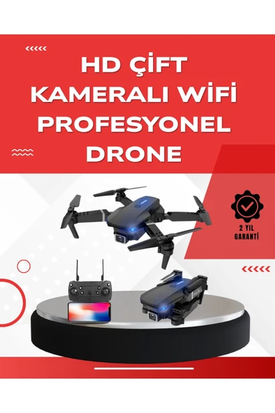 2.4G 4CH Katlanabilir Drone 100 Metre Uçuş Mesafeli ürün görseli 1