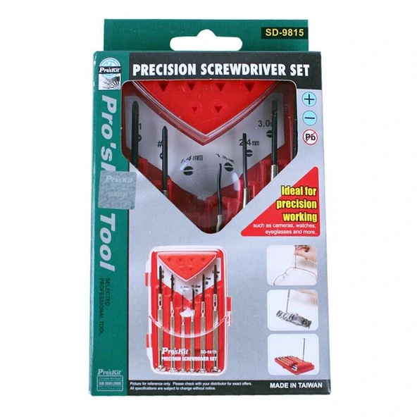 Proskit SD-9815 Hassas Tornavida Seti - Resim 6