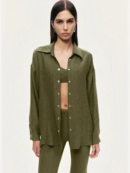 Nocturne Bralet Detaylı Gömlek N26YN25237 ürün görseli 1