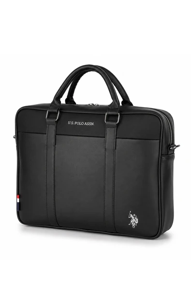 U.S. Polo Assn. Laptop Bölmeli Evrak Çantası 15.6 İnç Şık Tasarım Omuz Askılı Ofis Çantası PLEVR26050 ürün görseli 1