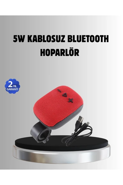 Taşınabilir Bluetooth Hoparlör  5W Güçlü Ses, TWS ve FM Radyo Özellikli ürün görseli 1