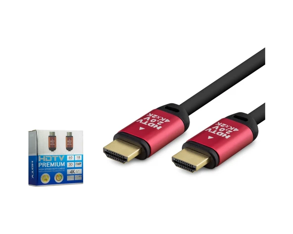 Hadron Hdx2039 Hdmı M To Hdmı M Kablo Pvc 4k 15m Siyah ürün görseli 1