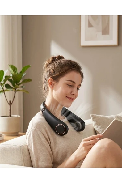 Gizli Turbo Tasarımlı Sessiz Çalışan Boyun Fanı ürün görseli 1
