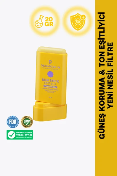 Dermoskin Sun Stick SPF50+ 20 gr ürün görseli 1