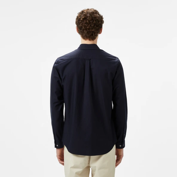 Erkek Regular Fit Düğmeli Yaka Gömlek LACOSTE - Resim 3