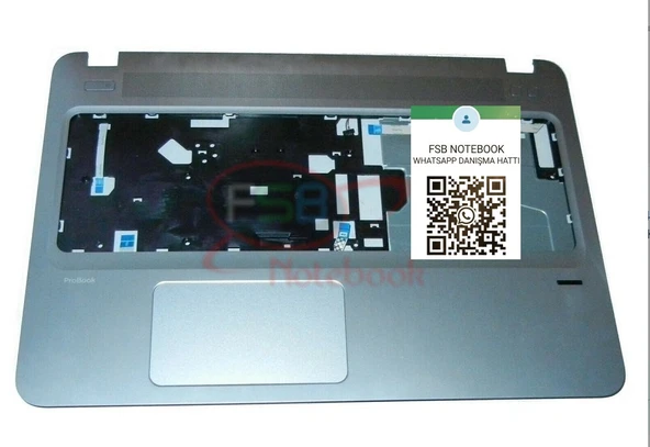 HP ProBook 450 G4, 455 G4 Notebook Laptop Üst Kasa Klavye Kasa 3ZX83TP203 828402-001 ürün görseli 1