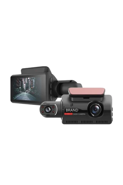 3 inç IPS Ekranlı Full HD Araç Kamerası – WiFi, Gece Görüş ve Hareket Algılama Özellikli Dashcam ürün görseli 1