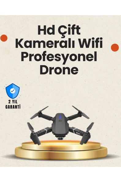 Yükseklik Sabitlemeli Katlanabilir Drone 1080P 4K Kamera Seçenekli ürün görseli 1