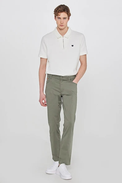 Texas Slim Fit Dar Kesim Normal Bel Siyah Esnek Pantolon ürün görseli 1