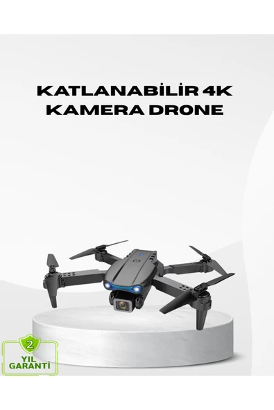 4K Katlanabilir Drone Uzaktan Kontrollü Wi-Fi Görüntü Aktarımlı ürün görseli 1