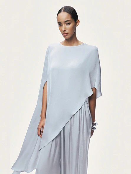 Nocturne Asimetrik Detaylı Bluz N26YN6231 ürün görseli 1