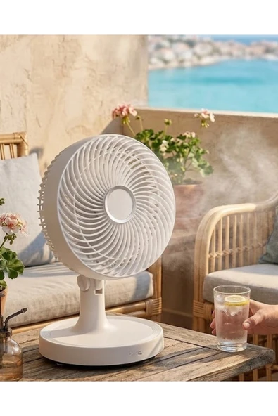 2200 RPM Mini Masaüstü Vantilatör Sessiz ve Güçlü Hava Akışlı Fan ürün görseli 1