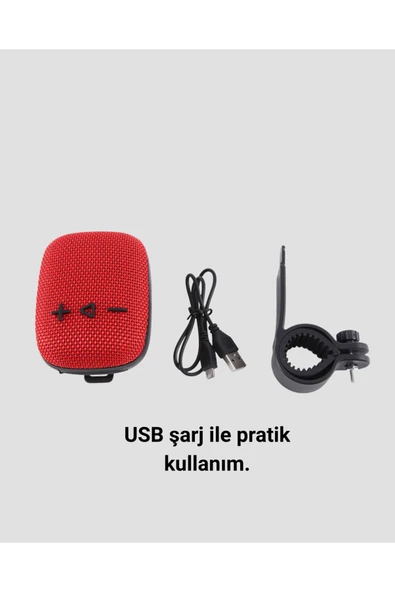 USB TF Kart ve FM Radyolu Bluetooth Hoparlör 5W ürün görseli 1
